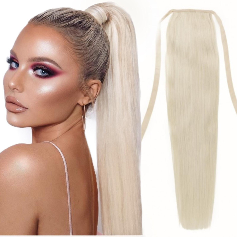 Cozi de Par Blond Alb